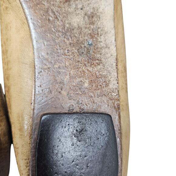 Bed Stu Cobbler Ballet Flats Womens 8.5 Brown Leather Loafer Braided Slip On - Picture 7 of 7